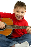 dzieci na gitarze